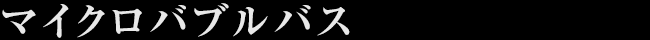マイクロバブルバス